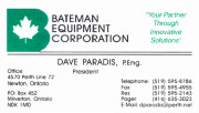 Bateman Equipment Corp.